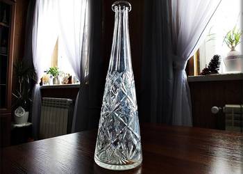 Stara Kryształowa Karafka Baccarat, wzór Lagny Francja 1920