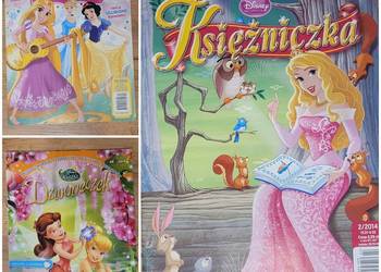 Kolekcjonerskie magazyny Disney Księżniczka 2/2014 i 13/2016 oraz Disney Wr