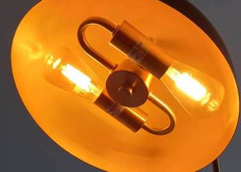 Lampa podłogowa Czarno złota ventage design
