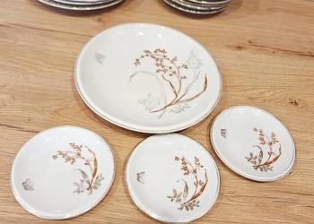 Zestaw porcelana talerzykow do deseru