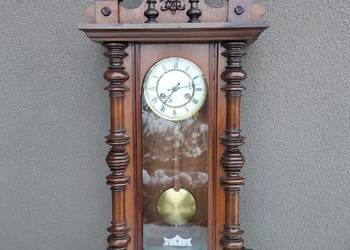 Stary zegar ścienny Junghans eklektyczny sprawny film gongu F021