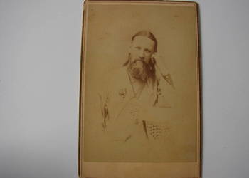 św. Jan z Kronsztadu (Iwan Iljicz Siergijew) zdjęcie z dedykacją 1894