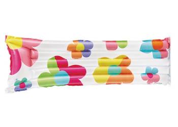 Dmuchany materac do pływania 183x69 cm INTEX 59720 kwiatek