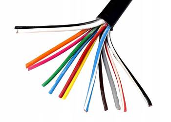 Przewód YLYS 8x0,75 MM+5x1,50mm 13 żył przyczep wtyczek 13pin kempingowych