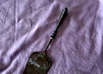 Zabytkowa Łopadka do tortu przedwojenna