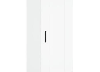 Szafka wisząca biała 345x34x90 cm materiał drewnopochodny WM-830516