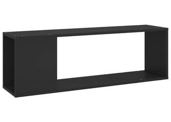 Szafka pod TV czarna 100x24x32 cm materiał drewnopochodny WM-809162
