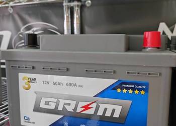 Akumulator 60Ah 600A EN GROM Premium