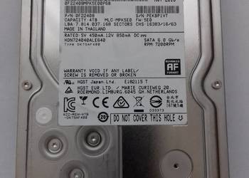 DYSK HDD 4TB HGST HDN724040ALE640 SATA III 7200RPM DYSK HDD 4TB HGST HDN724040ALE640 SATA III 7200RPM