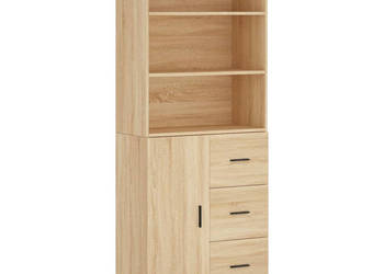 Witrynka dąb sonoma 695x34x180 cm materiał drewnopochodny WM-3189464