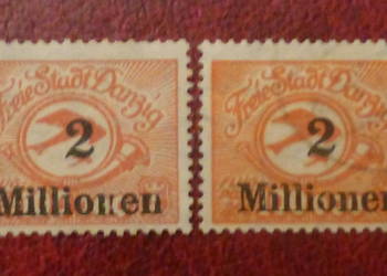 Znaczki lotnicze WMG Fi 173 MH* i kasowany.