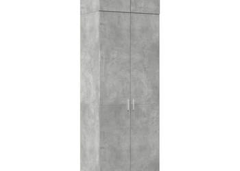 Szafka szarość betonu 70x425x225 cm materiał drewnopochodny WM-3281332