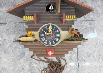 92 Mały stary zegar kukułka szwarcwald schwarzwald niekompletny