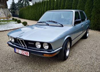 BMW 520 M20 R6 122 KM 1980 139.000 km 1 właściciel Hiszpania