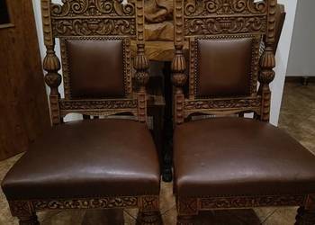 Antyczne krzesła neorenesansowe