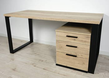 Biurko Neptun kontenerek Halifax Naturalny 140 MebleKreator