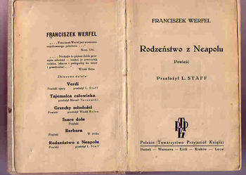 (1423) RODZEŃSTWO Z NEAPOLU – FRANCISZEK WERFELD  OKOŁO 1920 ROKU