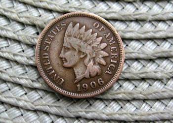 USA 1 Cent 1906r - Głowa Indianina