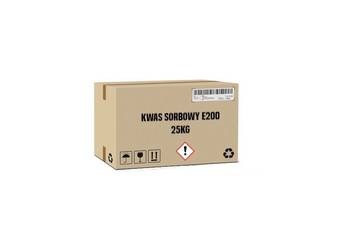Kwas sorbowy 99% E200 karton 25 kg - Wysyłka cała Polska