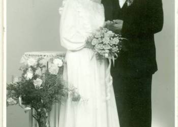 Stare zdjęcie wesele rodzina