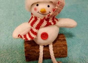 dekoracja świąteczna - bałwanek.