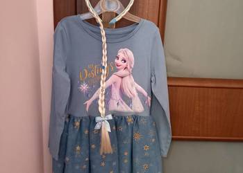 Strój karnawałowy Elsa rozm. 110/116