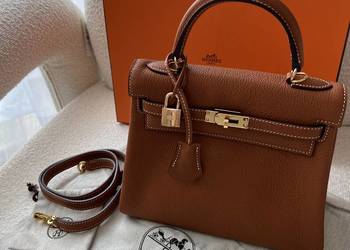 Torebka Hermes Kelly 25 Togo ręcznie szyta