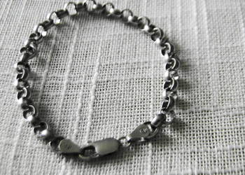 Solidna bransoletka srebro 925