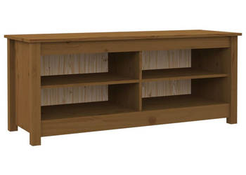 Szafka na buty miodowy brąz 110x38x455 cm drewno sosnowe WM-813777