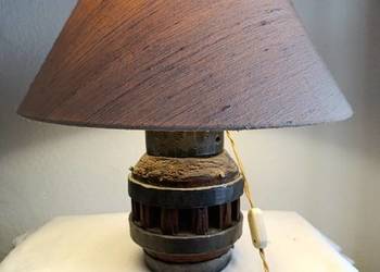 Stara lampa z piasty wozu – sprawna, styl rustykalny/vintage