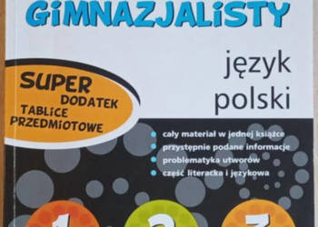 Repetytorium gimnazjalisty język polski klasa 1, 2 i 3