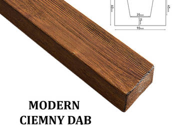 Belka Modern  9x6 cm Ciemny Dąb