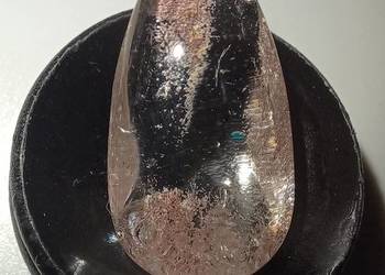 Kolekcjonerski naturalny kwarc fantomowy jasny a#53 26x13mm