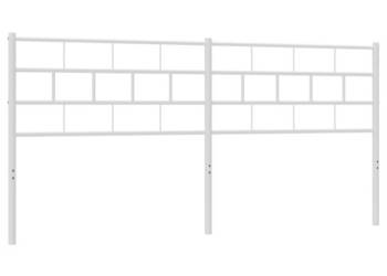 Metalowe wezgłowie białe 180 cm WM-355744