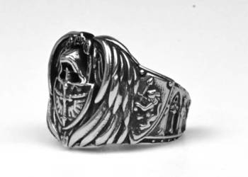 Dark Angels | Rozmiar Regulowany | Metal | Pierścień | Warhammer 40k