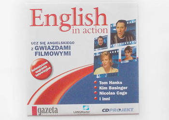 język angielski płyta cd english in action z gwiazdami filmu