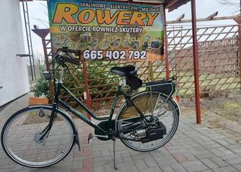 Holenderski rower spalinowy z silnikiem Sachs Spartamet Saxonette