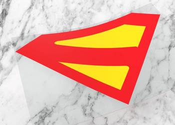 Naklejka SUPERMAN KINGDOMCOME 6 x 4 cm marvel dc