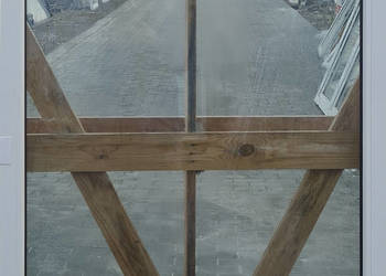 OKNA KacprzaK Witryna 99X123 FIX Używany PCV Plastikowy