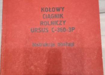 Instrukcja obsługi ciągnika rolniczego Ursus C-360-3-P oryginał