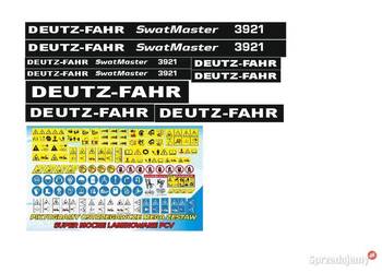 naklejki deutz fahr swatmaster 3921