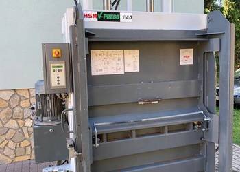 Kompaktor prasa belownica do odpadów papieru plastiku HSM V-press 800
