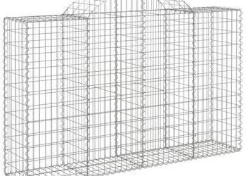 Kosze gabionowe 5 szt 200x50x120/140 cm galwanizowane żelazo WM-3146344