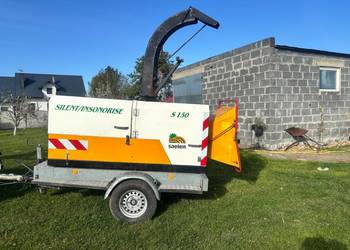 Rębak na przyczepie SAELEN S150 z komorą wygłuszającą rozdrabniacz 150mm