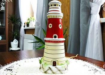 Lampka nocna - Latarnia morska 25cm Piękne CUDO!