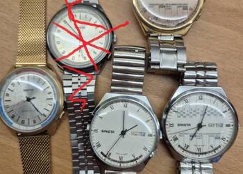 Zegarki PRL-u 4 x *Rakieta* multikalendarz i 24h