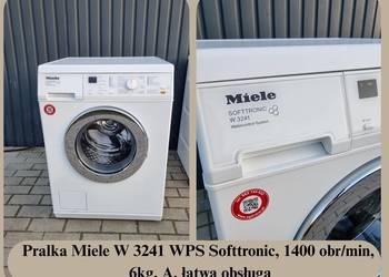 Pralka Miele W 3241 WPS Softtronic, 1400 obr/min, 6kg, A, łatwa obsługa