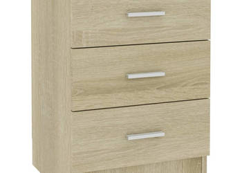 Szafka nocna dąb sonoma 38x35x56 cm materiał drewnopochodny WM-800456