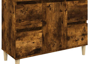 Szafka pod umywalkę przydymiony dąb 80x33x60 cm WM-821273