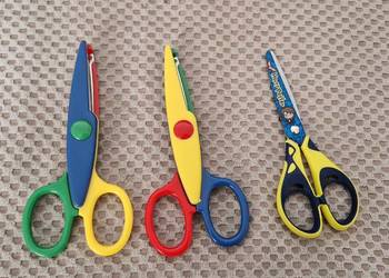 nożyczki dla dzieci zestaw 3szt z wzorkiem